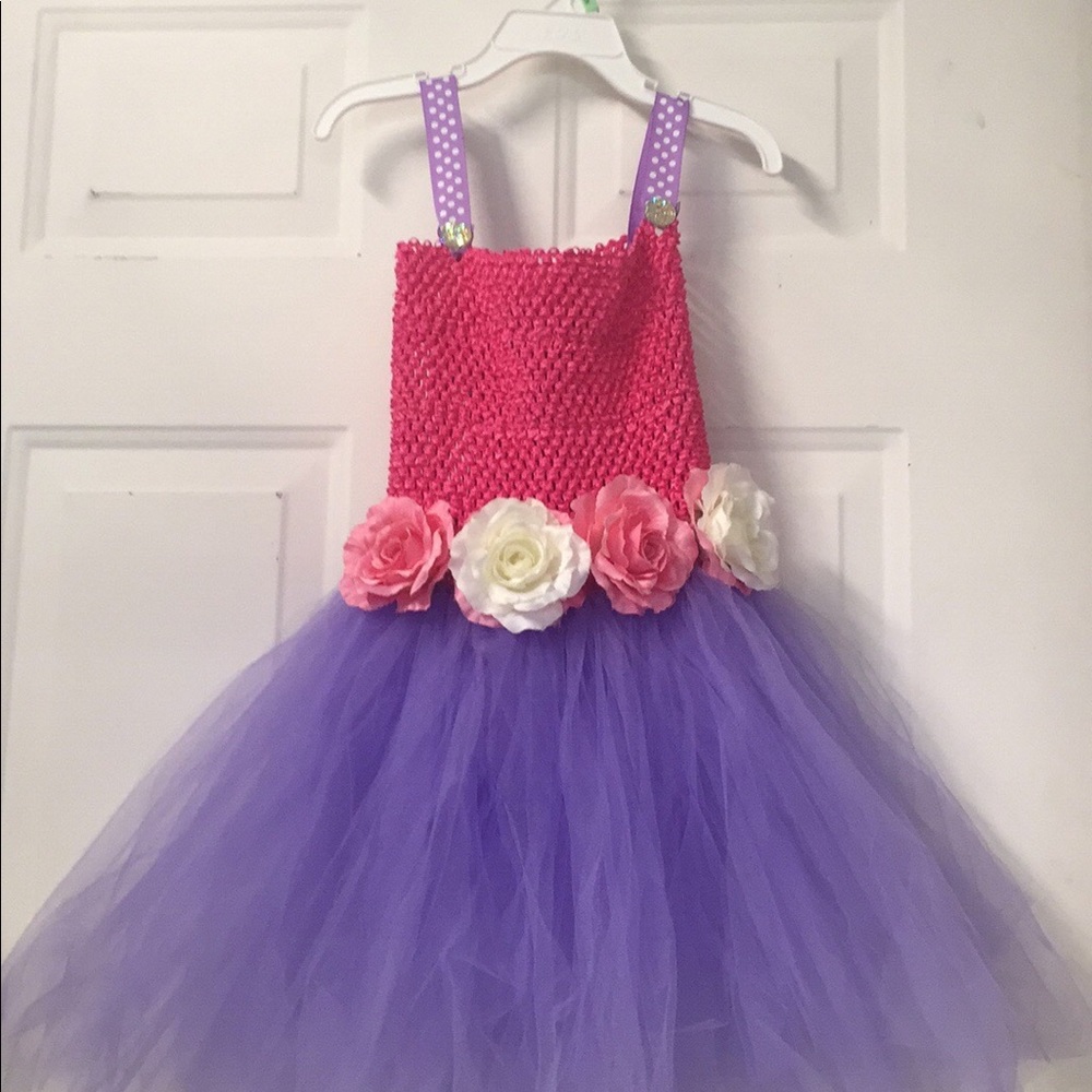 Pink and Purple Tutu Dress